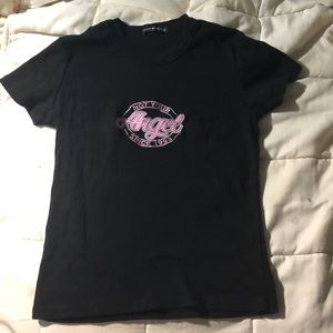 not your angel baby tee